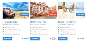 Tour web design